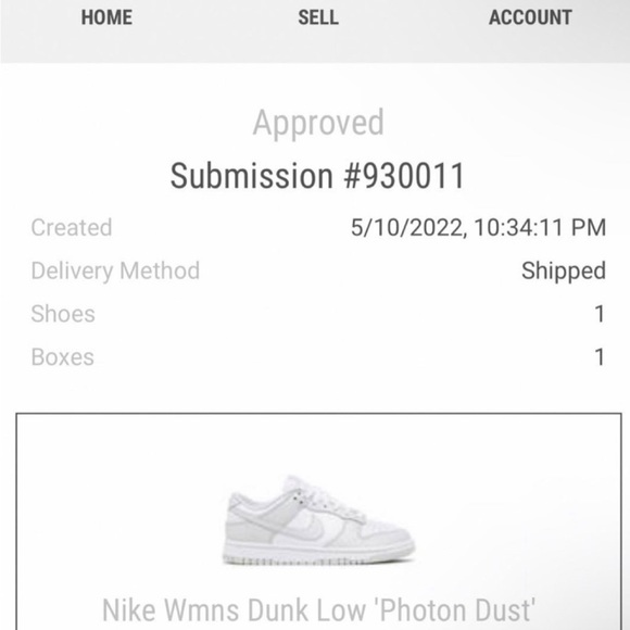 NEW Nike Women’s Dunk Low Grey Gray Photon Dust Size 7/Youth 5.5 - Picture 6 of 6